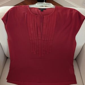 J Crew Burgundy Sleeveless Women's Top